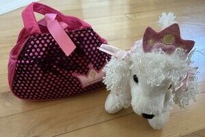 Aurora Puddle with Pink Princess Purse Plush Stuffed Animal 7"